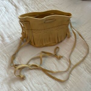 Vintage like new soft leather bag purchased in Canada over 30 yrs ago .